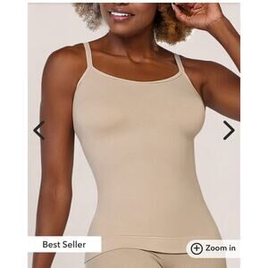 Brand New Curveez Women's Size XL Nude Incredibly Shaping Cami Top Shapewear